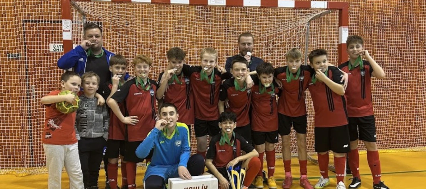 Jiskra U13 získala titul Halový přeborník OFS Bruntál